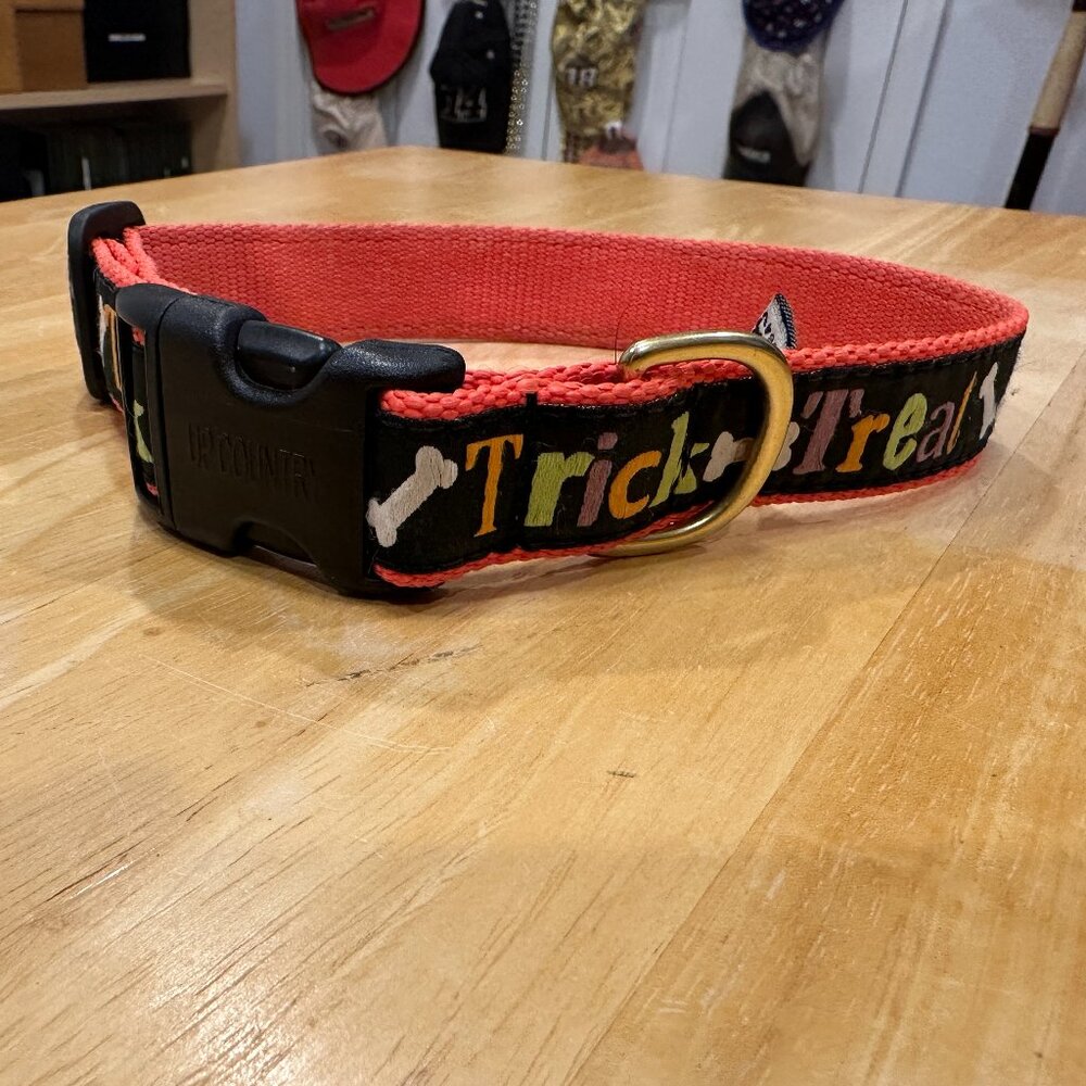 Up Country Dog Collars - Halloween Trick or Treat Pattern